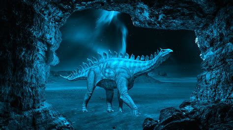 Download Dinosaur, Night, Cave. Royalty-Free Stock Illustration Image ...