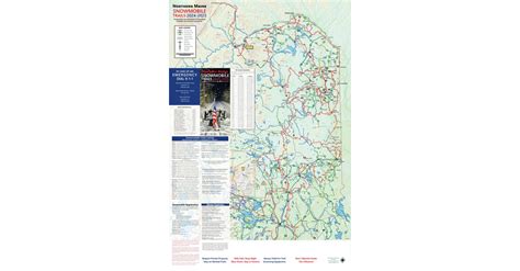 Aroostook County Snowmobile Map 2022-2023