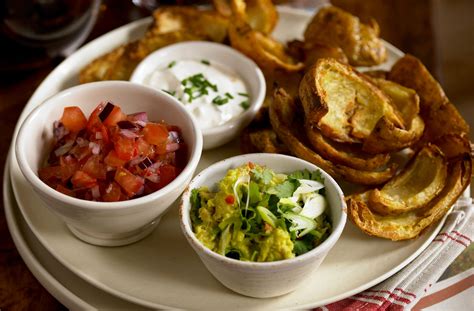 Potato Skins With Dips | Mexican Recipes | GoodtoKnow