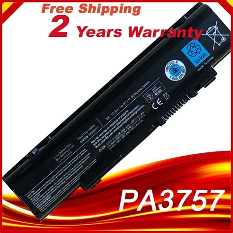 Laptop Battery For Toshiba Pa U Brs Pabas Qosmio F F F