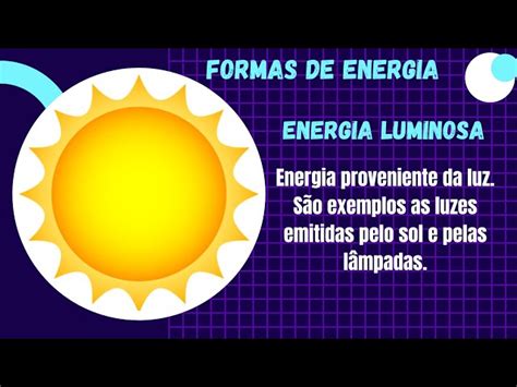 Exemplo De Energia Luminosa - Energia Luminosa