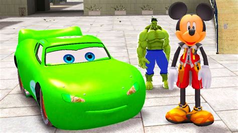 Old Macdonald Had A Farm Hulk Mickey Mouse Disney Cars Pixar Lightning