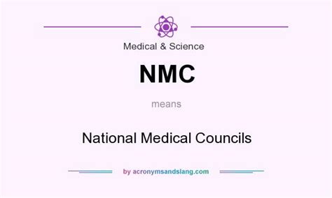 Nmc National Medical Councils In Medical And Science By