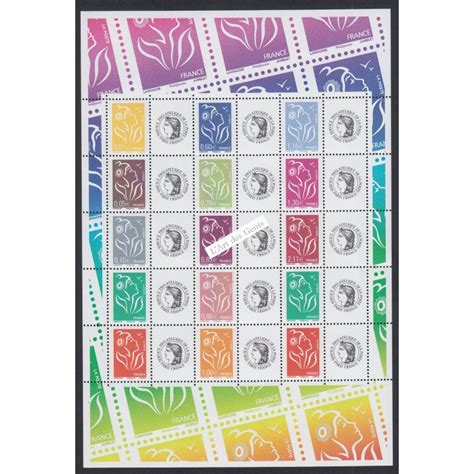 Bloc Feuillet Timbres Personnalis S Type Marianne De Lamouche