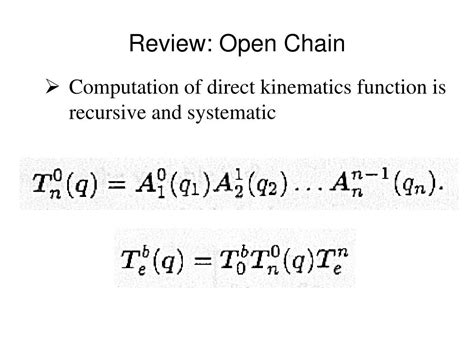 PPT - Homogeneous vector Homogeneous transformation matrix PowerPoint Presentation - ID:4493833