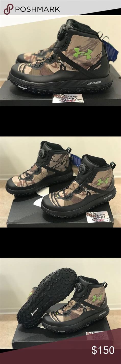 NEW Under Armour Fat Tire GTX Camo Hiking Shoes UA | Under armour shoes ...