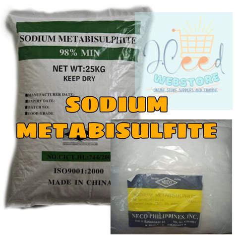 Sodium Metabisulphite Kilo Food Grade Shopee Philippines