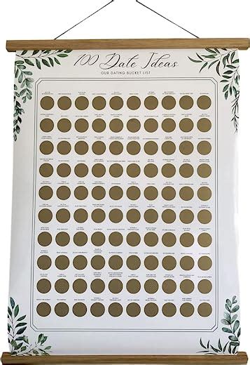 Dates Scratch Off Poster Get Gift For