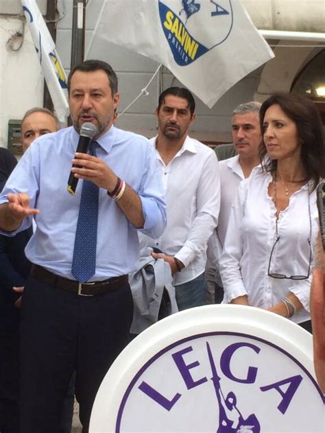 Matteo Salvini A Vasto Lega E Centrodestra Vinceranno In Tutti I