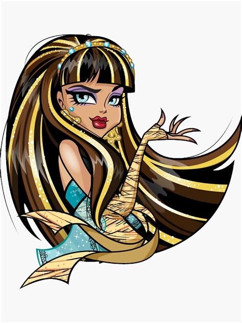 Side Pose Cleo Sticker For Sale By Popcultmania Redbubble