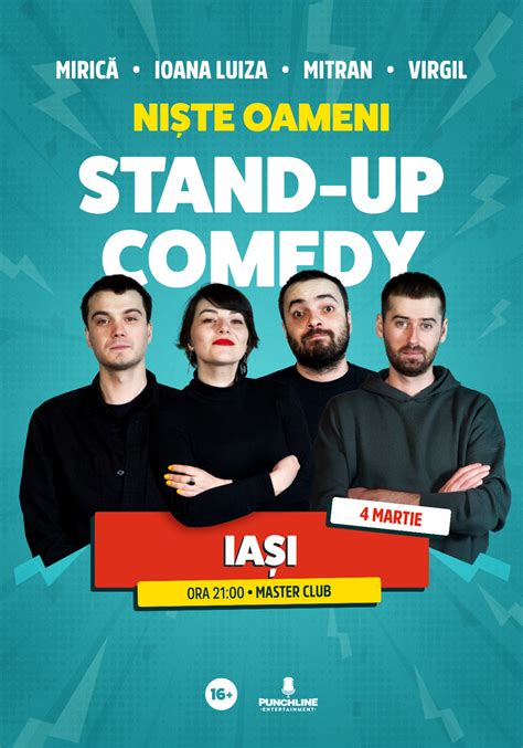 Bilete SOLD OUT Iasi Stand Up Comedy Cu Mirica Luiza Mitran Si