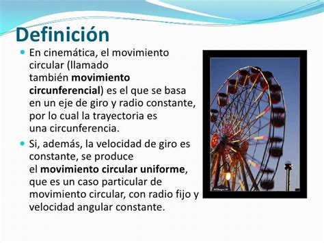 Movimiento Circular