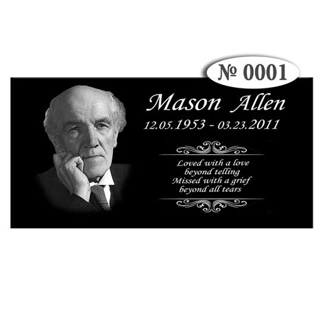 Flat Headstone X X Inches Black Granite Laser Engrave Etsy