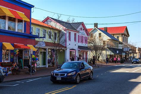 Towns In Maryland With The Best Downtown Areas In Worldatlas