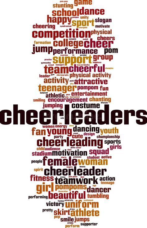 cheer dance word stock illustrations  cheer dance word stock