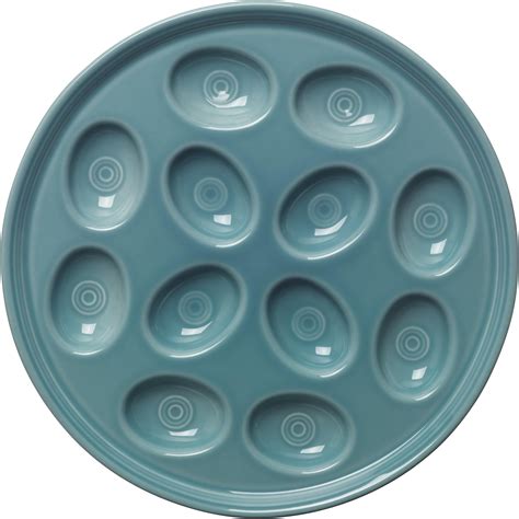 Fiesta 11 Inch Egg Tray Turquoise Deviled Egg Plates Deviled Egg Plates