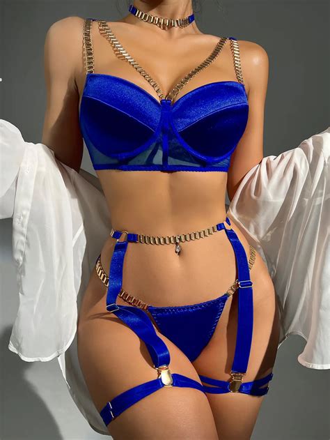 Ensemble de lingerie sexy en 5 pièces VERONICA