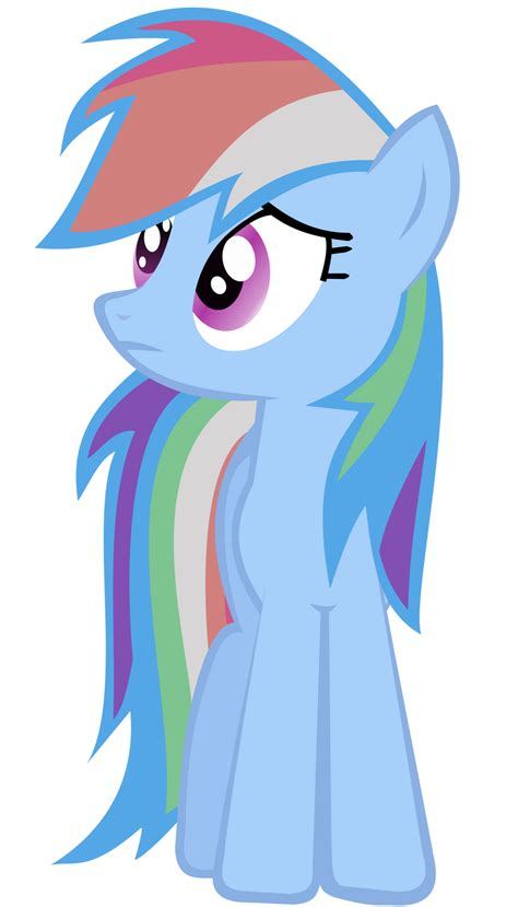 Rainbow Dash Vector Sad By Anxet On Deviantart