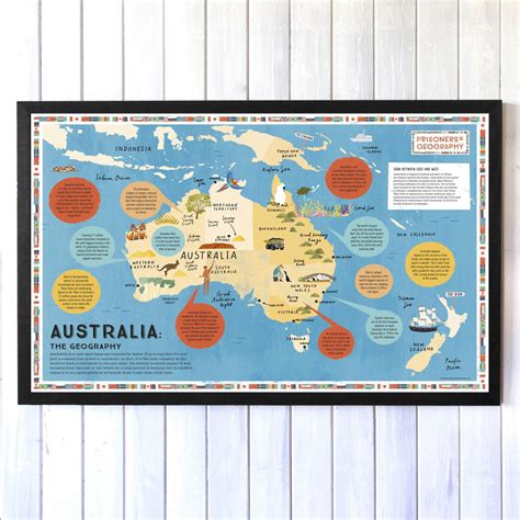 Prisoners of Geography Australia Educational Wall Map – Map Marketing