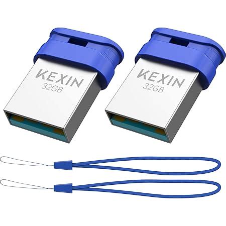 KEXIN 64GB Chiavetta USB Ultra Mini USB 3 0 Pen Drive 2 Pezzi 64 Giga