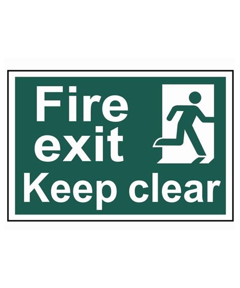 Fire Exit Keep Clear