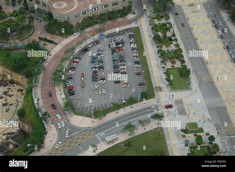 Aerial view Road Traffic Stock Photo - Alamy