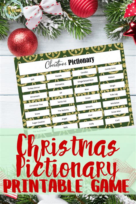 Printable Pictionary Cards