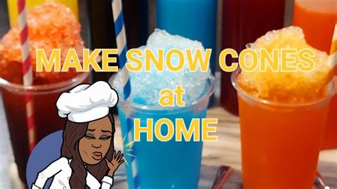 👉make Easy Snow Cones Shaved Ice Slushies Slurpee Icee Drinks