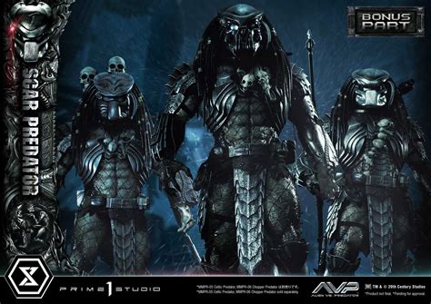 Museum Masterline Ailen Vs Predator Scar Predator DX Bonus Version