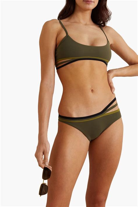 Christopher Esber Cutout Bikini Top The Outnet