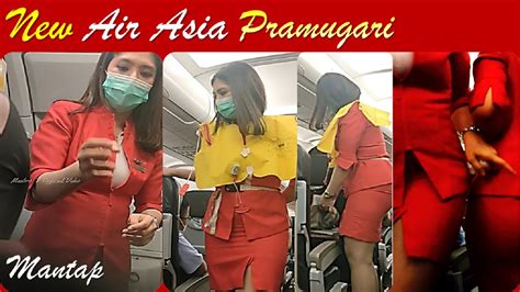 NEW PRAMUGARI CANTIK AIR ASIA YouTube