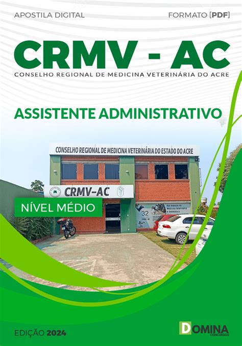 Apostila Concurso Crmv Ac Assistente Administrativo