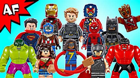 Lego Dc And Marvel Minifigures 2017 Complete Collection Youtube