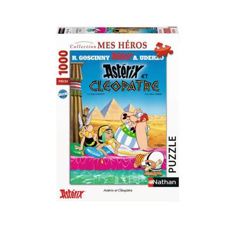 Puzzle 1000 pièces Astérix et Cléopâtre Nathan Rue des Puzzles