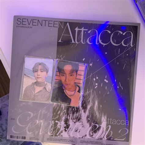 seventeen attacca album gray version all inclusions - Depop