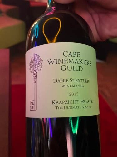 Kaapzicht Cape Winemakers Guild The Ultimate Vision Vivino