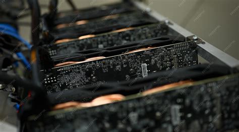 premium photo closeup   modern computer motherboard