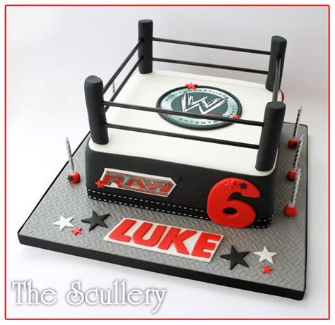 Wwe Wrestling Ring Cake Wwe Birthday Cakes Wrestling Cake Wrestling