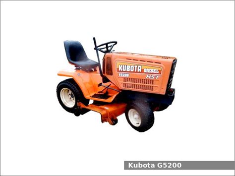 Kubota G5200 Garden Tractor Review And Specs Tractor Specs