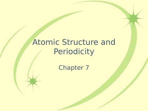 Ppt Atomic Structure And Periodicity Chapter Section