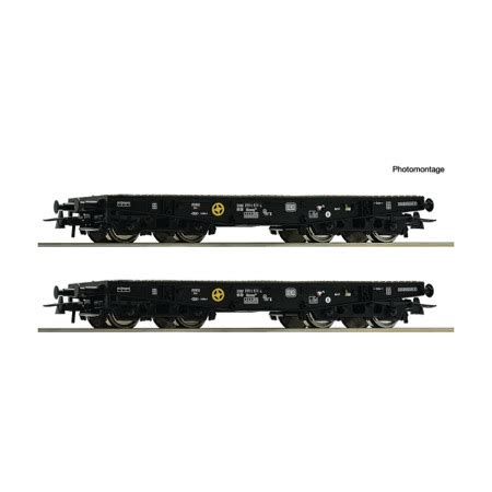 Roco 76080 2 Tlg Set Schwerlastwagen DB