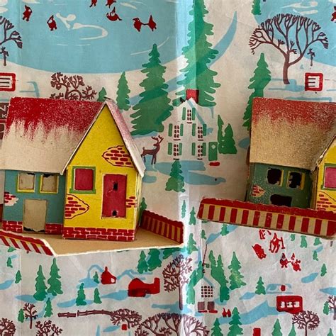 Vintage Putz Houses - Etsy