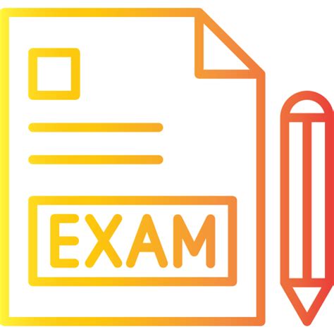 Exam - Free education icons