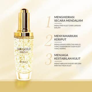 Jual Belia Bioaqua K Gold Series Facial Cleanser Toner Gentle