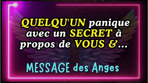 Quelqu Un Panique Avec Un Secret Propos De Vous Message Des