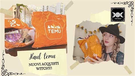 Haul Temu Nuovi Acquisti Witchy E Collab Youtube