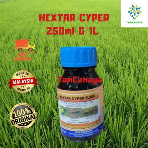 Hextar 5 5EC 250ml 1L Racun Serangga Cypermethrine Shopee Malaysia