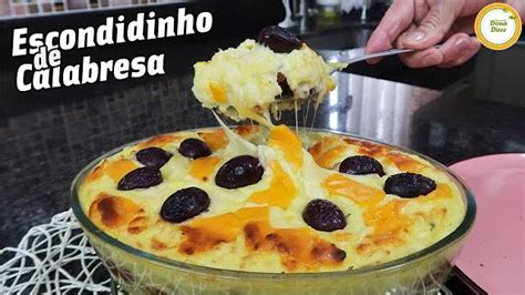 Escondidinho de Calabresa Fácil e Delicioso Artes em Geral