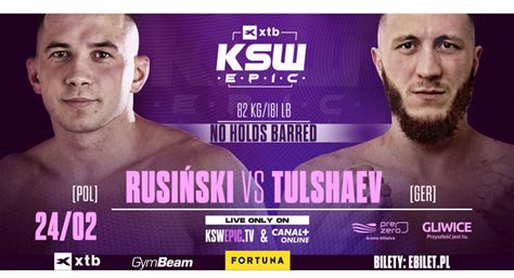 Muslim Tulshaev Nowym Rywalem Konrada Rusi Skiego Na Gali Xtb Ksw Epic