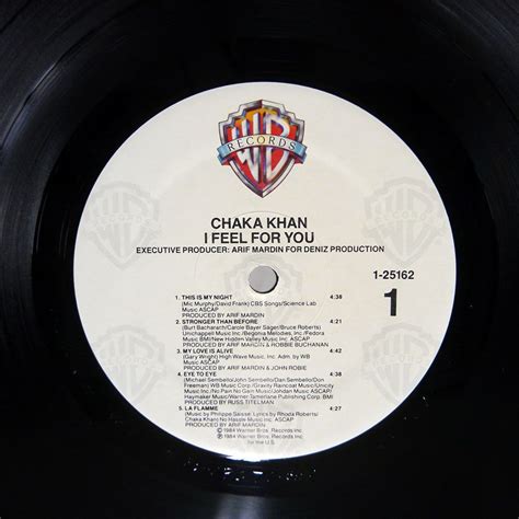 Yahoo Chaka Khan I Feel For You Warner Bros Lp